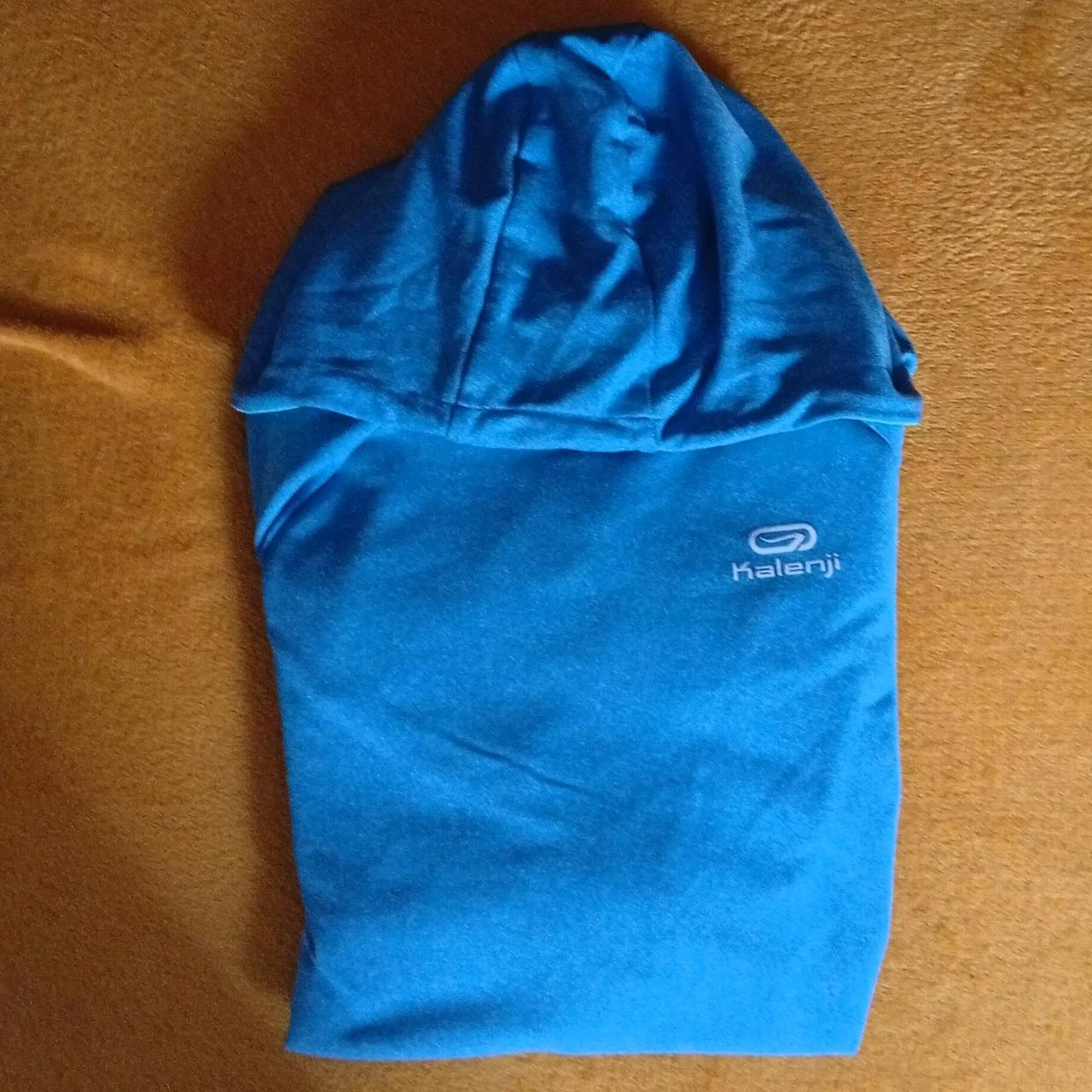 🏃‍♀️ Haut à capuche technique Kalenji bleu - Taille M 🏃‍♀️